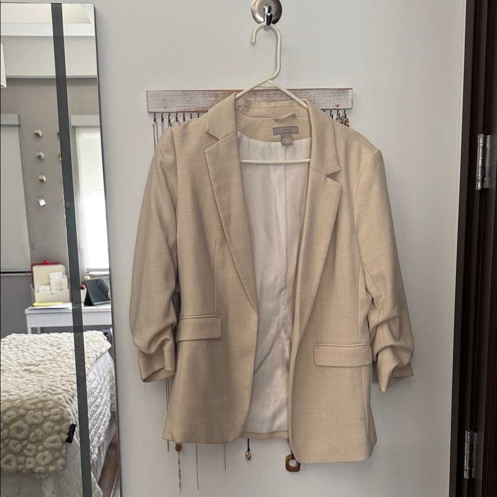 H&M Beige Blazer for Women